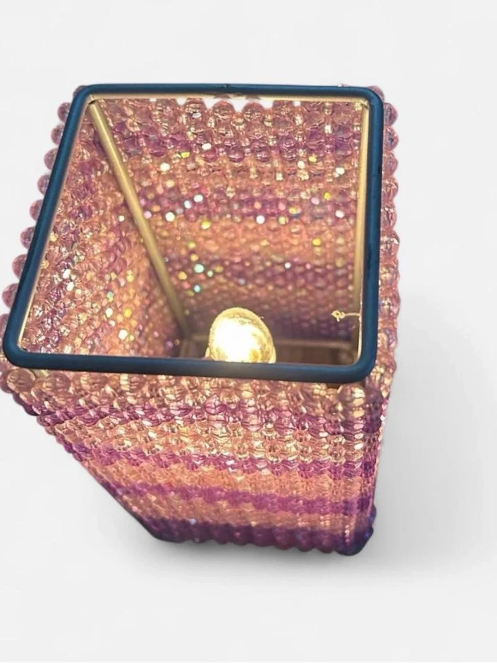 Beaded Glass Table Lamp